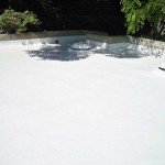 Dura-Foam commercial roof with vents