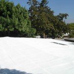 Spray foam roof with hvac installed