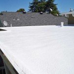 flat foam roofing for residential