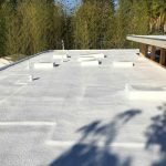 Spray polyurethane foam roof