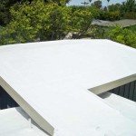Spray polyurethane on residential home roof