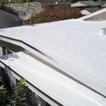 Spray polyurethane on residential home