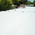 Installed Dura-Foam roof foam