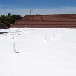 Residential house with spray foam