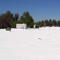 Commercial foam roof