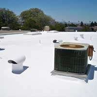 ac unit with durafoam roof