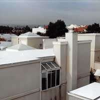 foam on commercial building