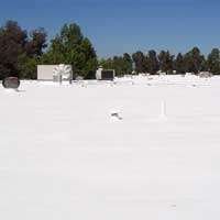 Commercial foam roof